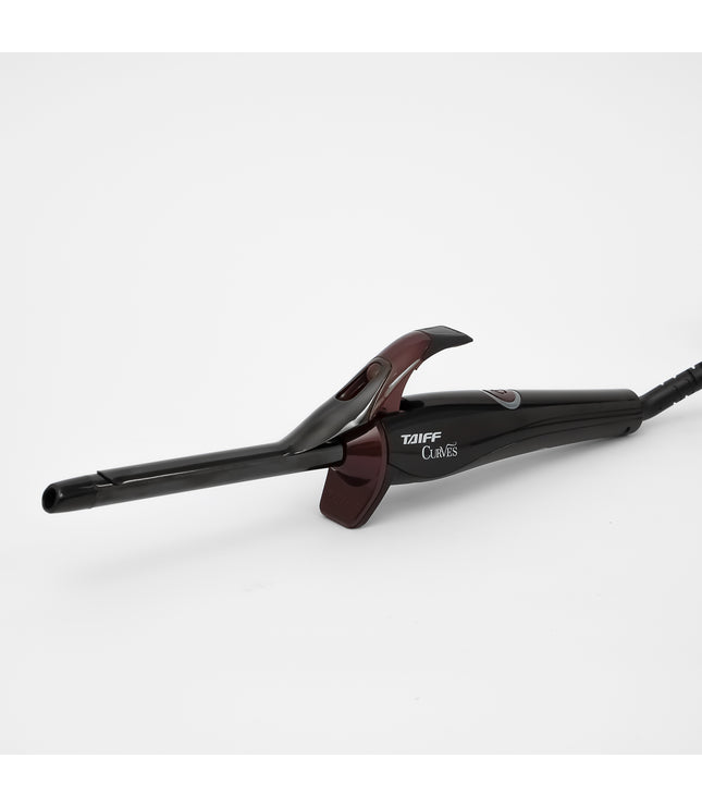 Taiff Black Titanium Curves Curling Iron ½"