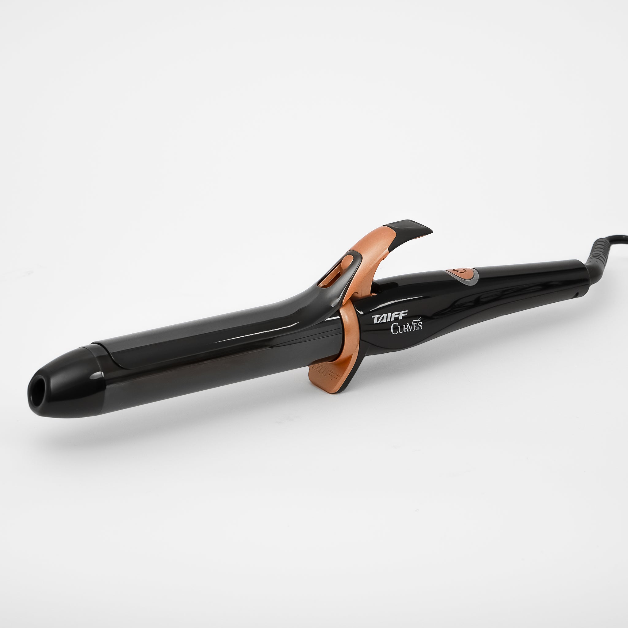Taiff Black Titanium Curves Curling Iron 1