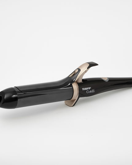 Taiff Black Titanium Curves Curling Iron 1½"
