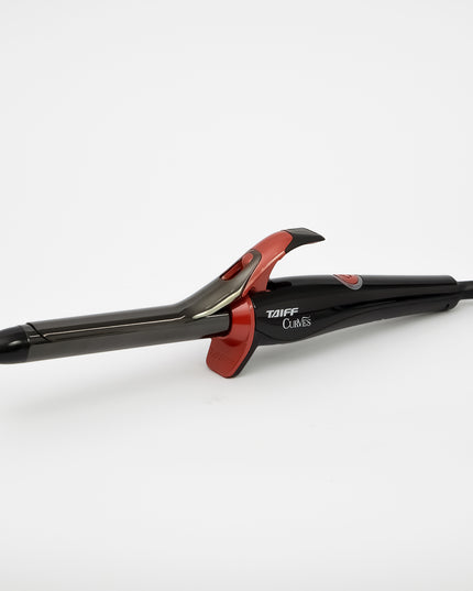 Taiff Black Titanium Curves Curling Iron 3/4″