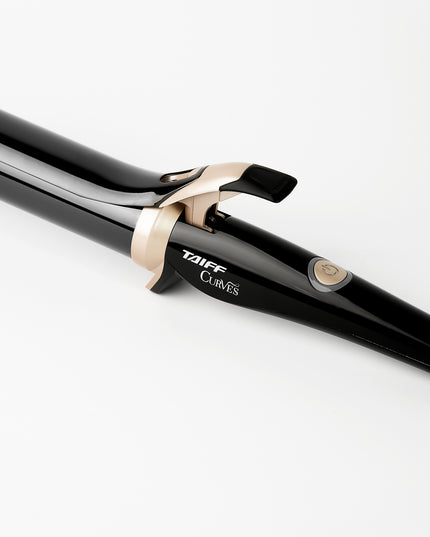 Taiff Black Titanium Curves Curling Iron 1½"