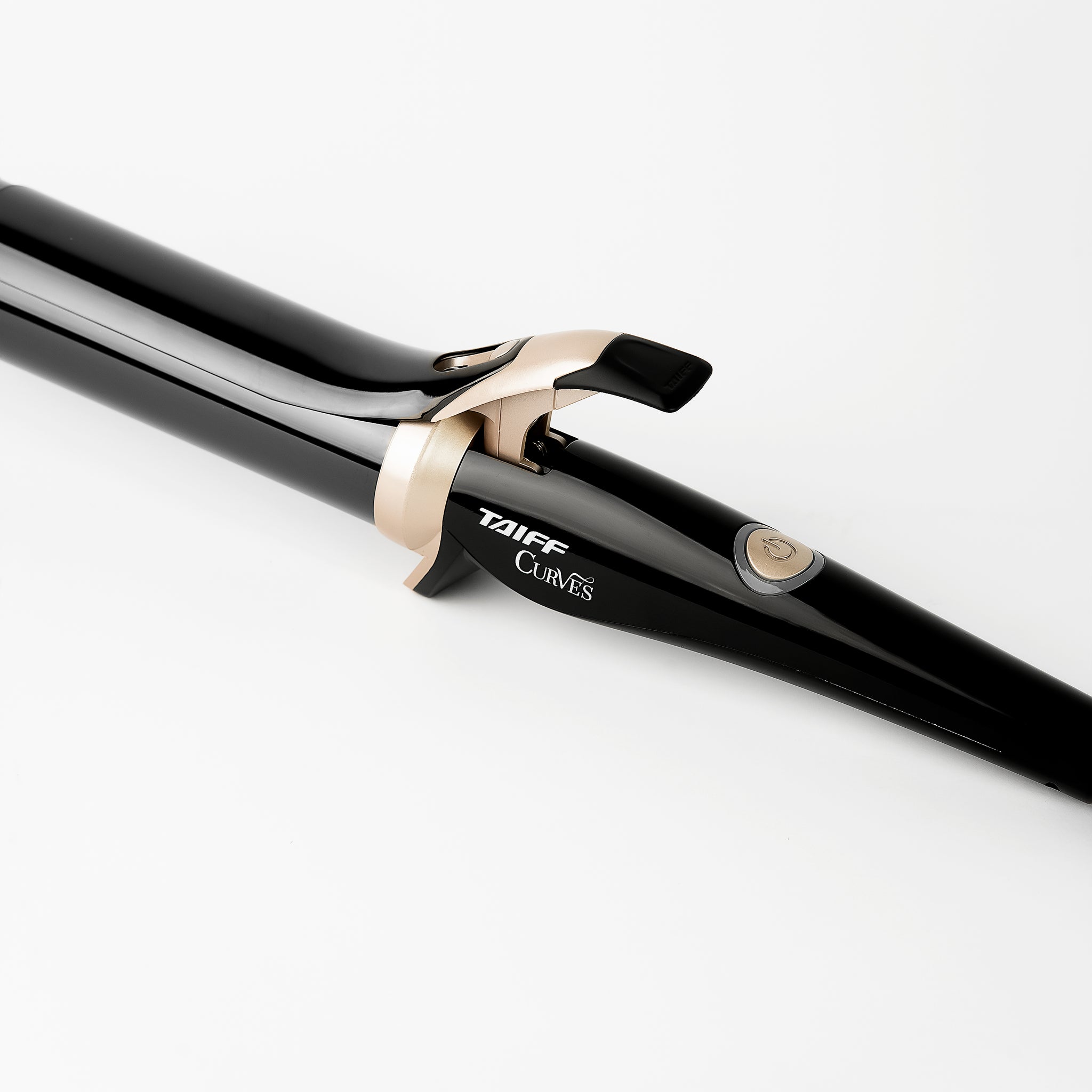 Taiff Black Titanium Curves Curling Iron 1½