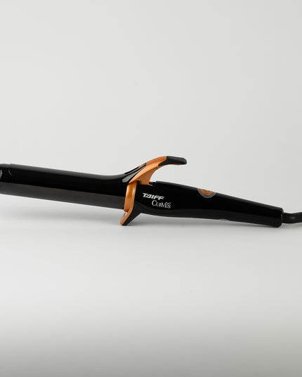 Taiff Black Titanium Curves Curling Iron 1"