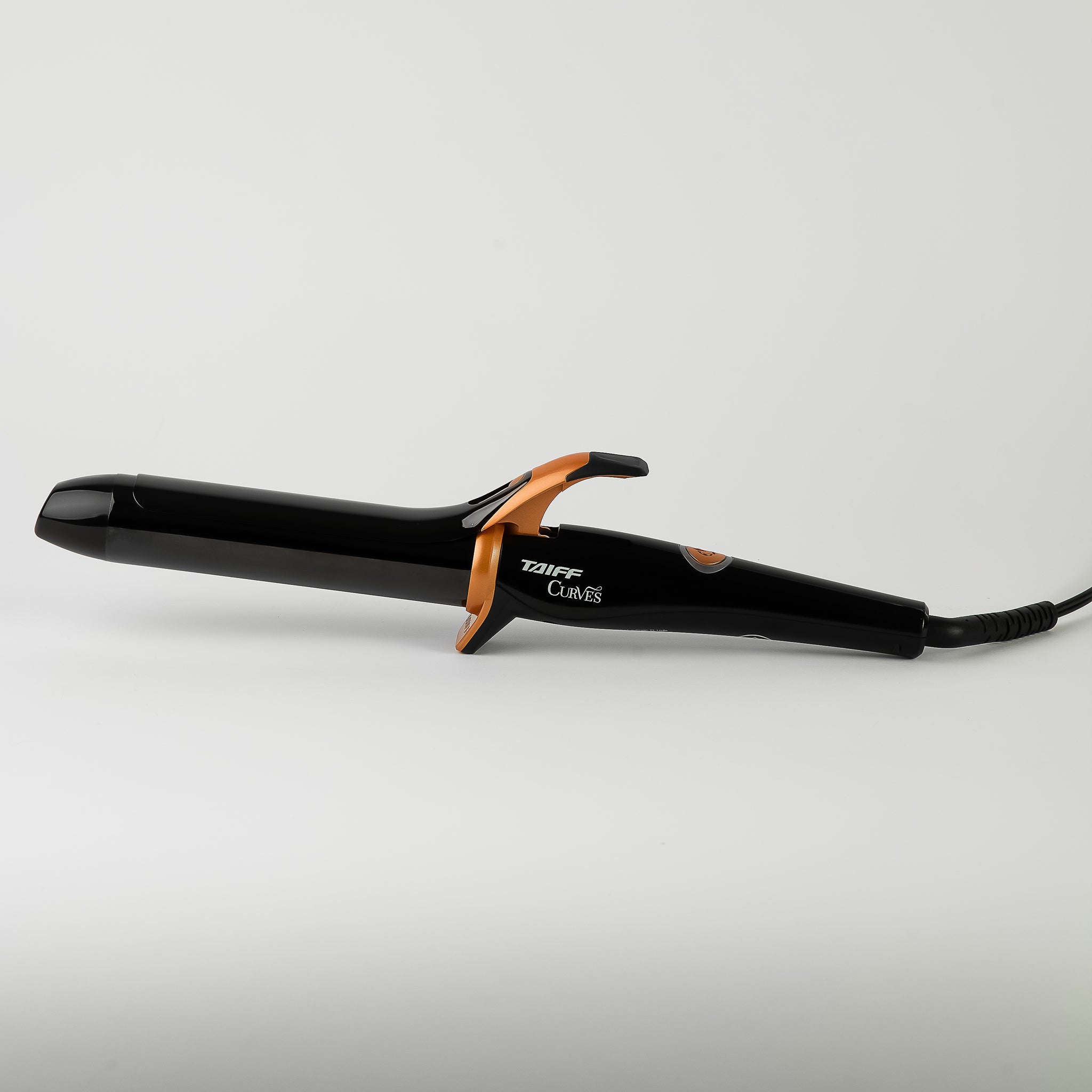 Taiff Black Titanium Curves Curling Iron 1