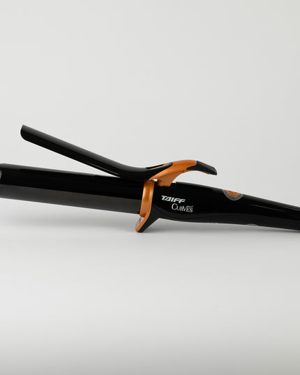 Taiff Black Titanium Curves Curling Iron 1"