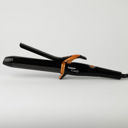 Taiff Black Titanium Curves Curling Iron 1"