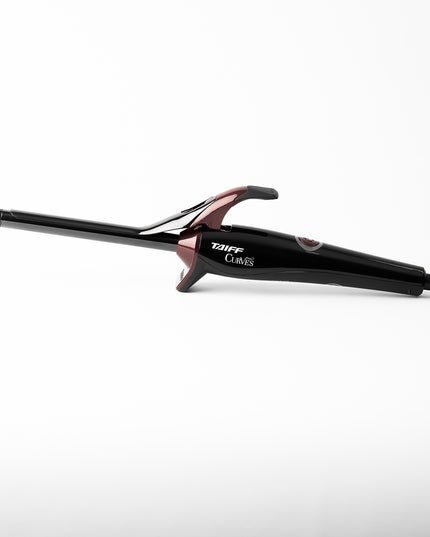 Taiff Black Titanium Curves Curling Iron ½"