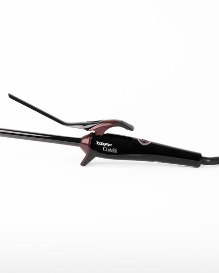 Taiff Black Titanium Curves Curling Iron ½"