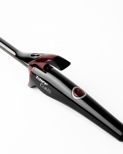 Taiff Black Titanium Curves Curling Iron ½"