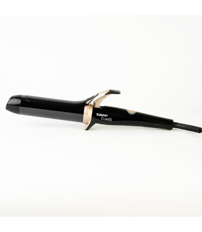 Taiff Black Titanium Curves Curling Iron 1½"